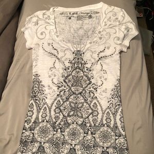 White V-Neck t-shirt